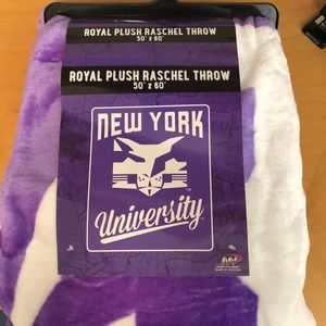 NYU throw blanket